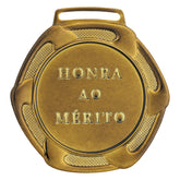 Medalha bronze vitória 75001 7,5 cm com fita azul